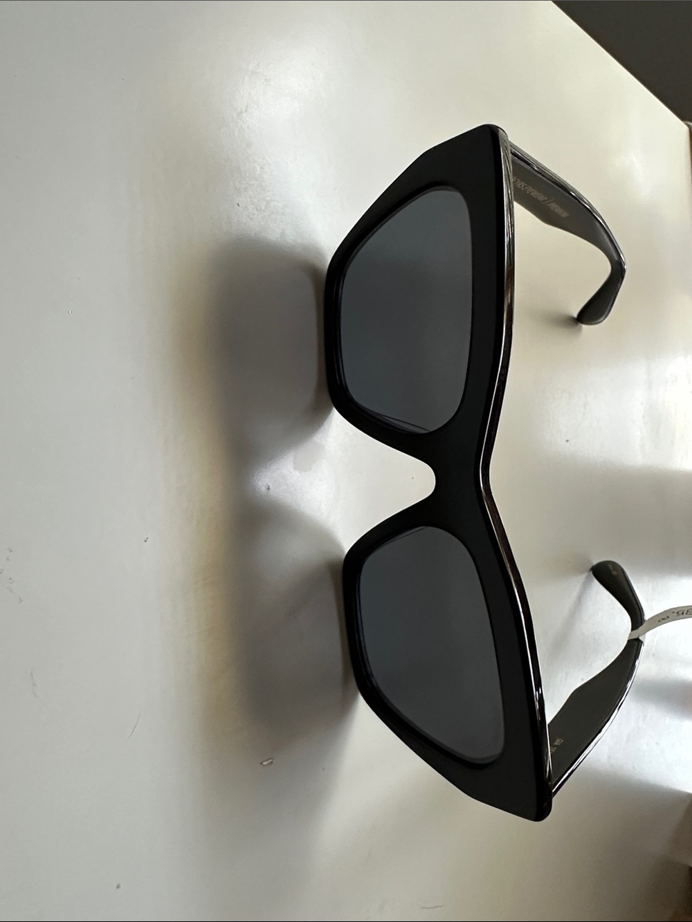 Women's Black Oversized Square Sunglasses